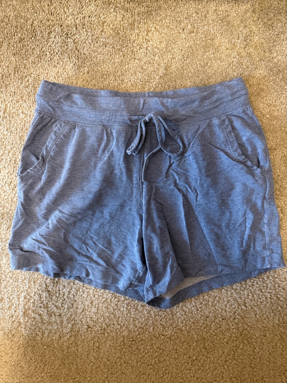 Women's Casual Drawstring Lounge Shorts - Blue